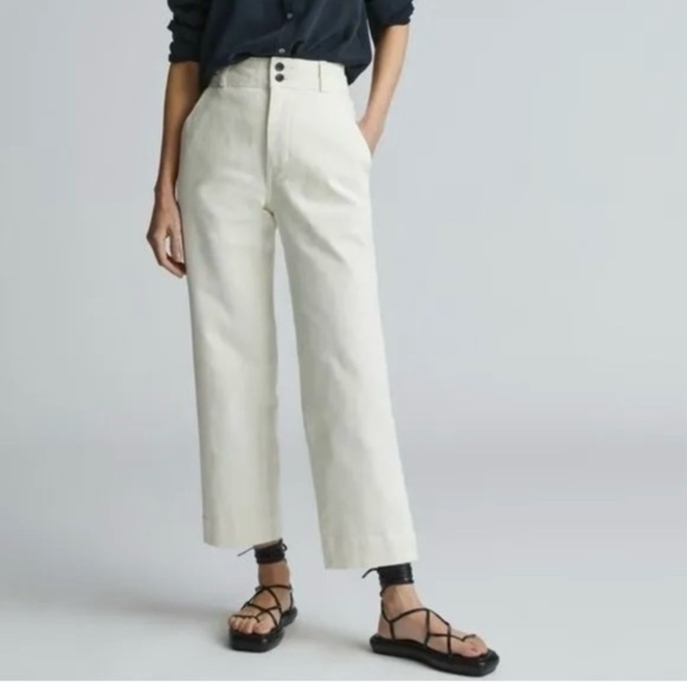 EVERLANE The Organic Wide Leg Pant 16
